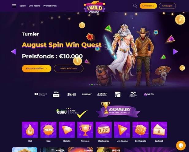 Valutazione del sito di iWild Casino